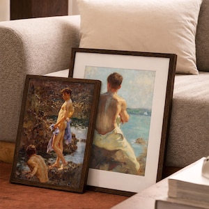 Classical Gay Painting, Gay Poster, Pride Print, Queer Art, Gay Wall Art, LGBTQ Art, Vintage Poster, Gay Gift, Fine Art Print, Gay Man Art image 5