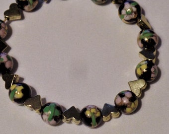 Black Cloisonne Bracelet