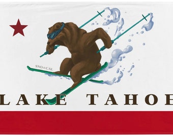 Lake Tahoe Ski Flag (3&#39; x 5&#39; = 3 feet by 5 feet)