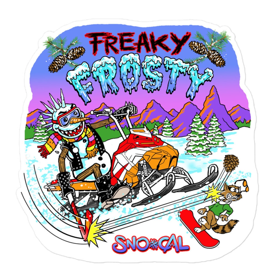 Mcfreaky Sticker Freaky Frosty Sticker - Etsy