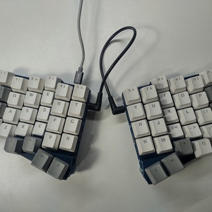 ThumbsUp! v4 5x6 Ergonomic Contoured Mechanical Keyboard w/Hot-Swap MX Sockets, VIA support