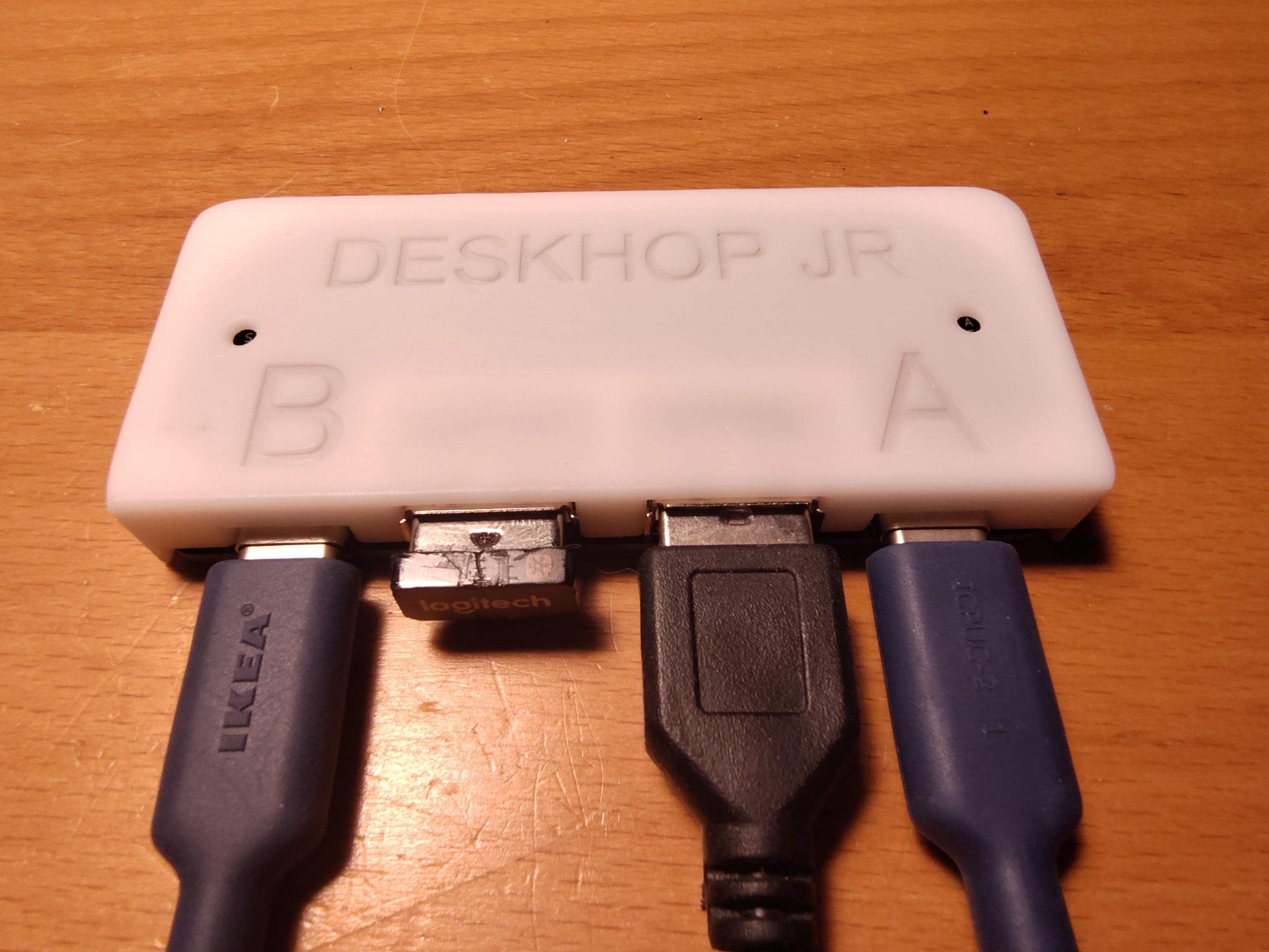DeskHop Jr, Keyboard and Mouse Seamless Switch (for 2 Win/Mac/Linux computers with up to 3 displays each)