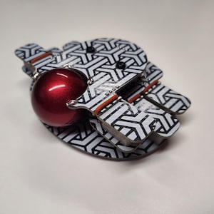 Daumen Hoch! Trackball v5 (beidhändig tragbar, Daumen/Finger, 34 mm Kugel, Omron Mausschalter, ZMK, Bluetooth/Kabel/Dongle)