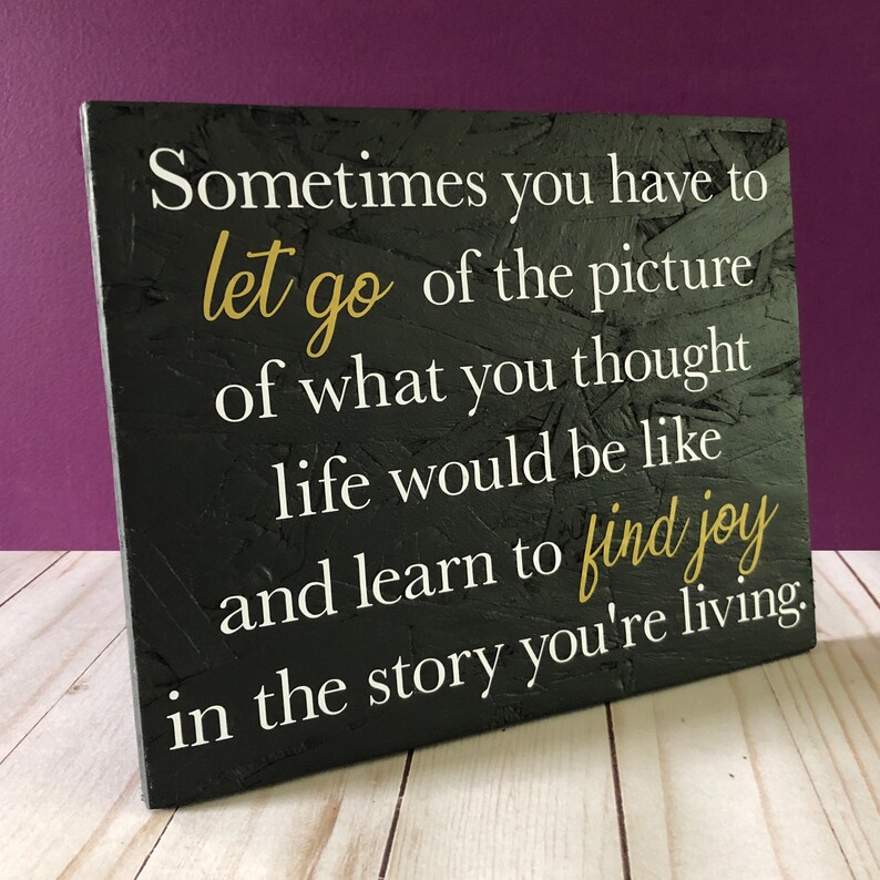 Wood Life Quote Sign Decor Quotes Wood Sign | Etsy