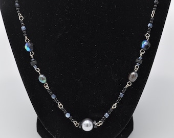 Tiffany & Co 925 Sterling Silver Ball Bead Black Onyx Bead