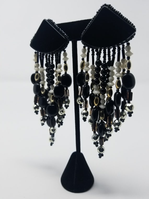 Beaded Tassel Earrings