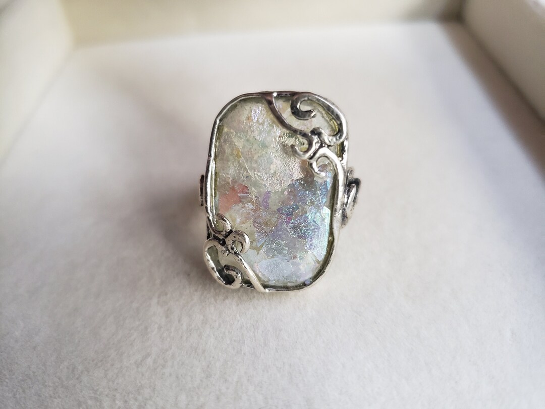 Modernist Roman Glass Ring - Etsy
