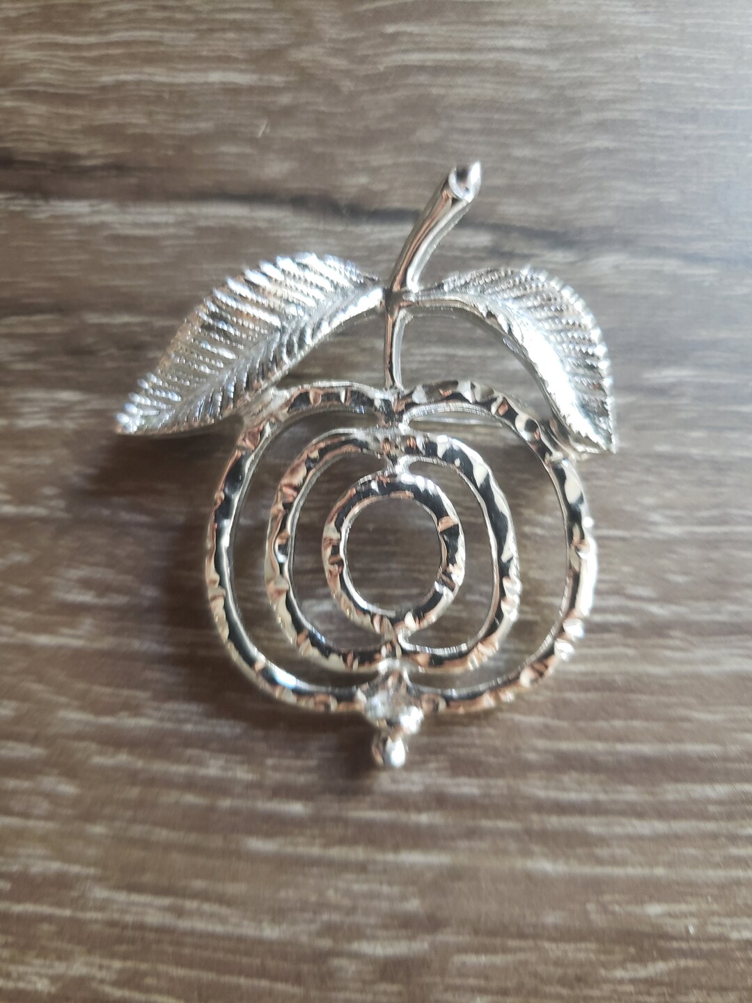 Broche vintage Sarah Coventry imitation turquoise – Épingle florale argentée - Canada