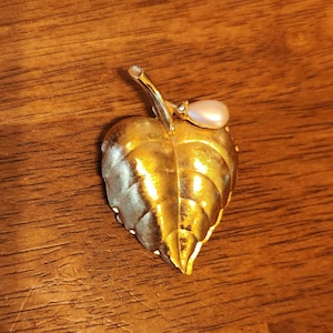 Vintage Avon Perfume Locket Brooch