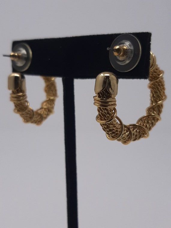 Cable Hoops Gold - image 5
