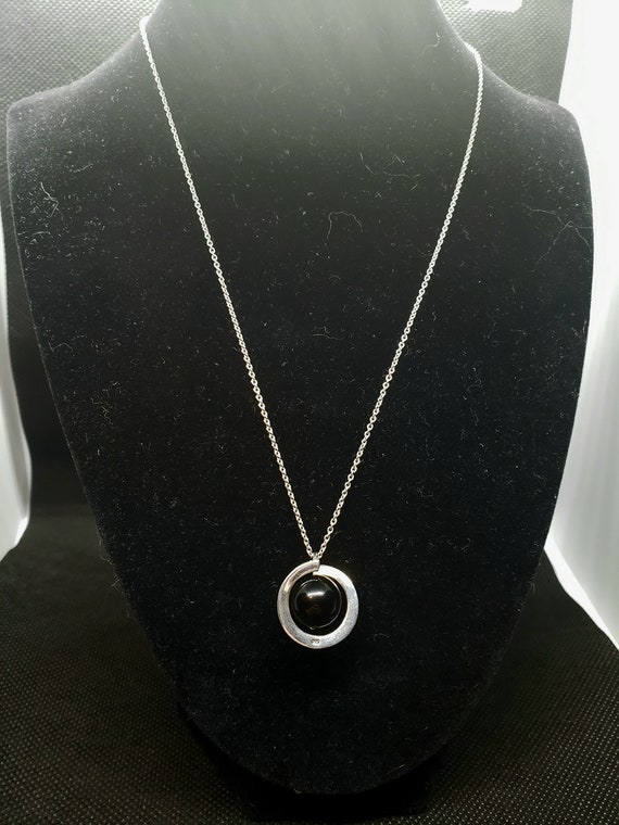 Onyx Sphere Necklace