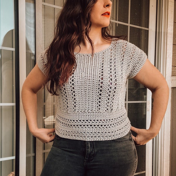 Crochet T Shirt - Etsy
