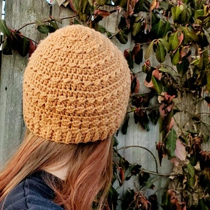 Crochet Pattern, Gender Neutral, Top Down Hat, Textured Hat, R and R Beanie, Child Hat, Teen Hat, Adult Hat, Pattern PDF