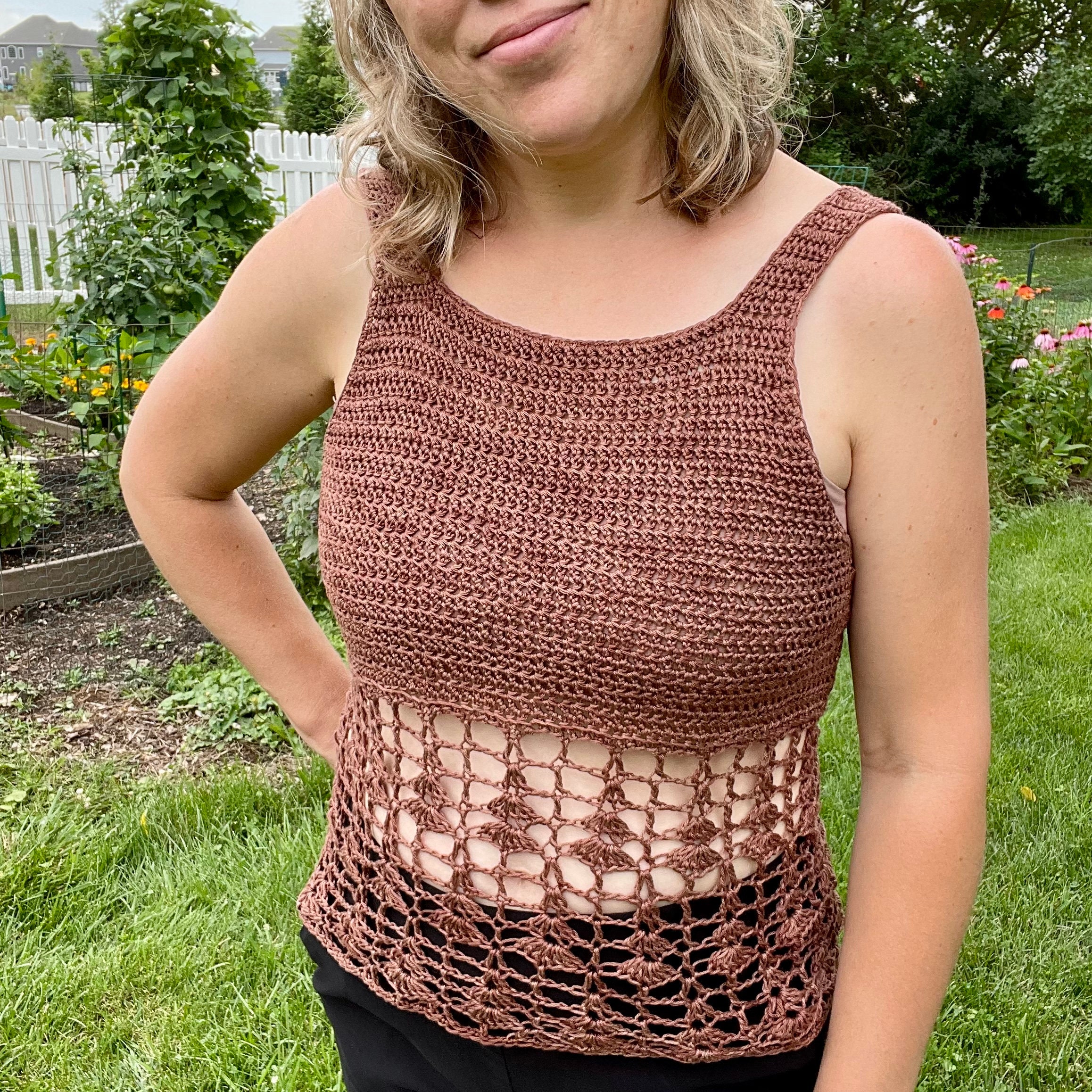 Crochet Lace Tank Top Pattern Fast Crochet Top Pattern Full Etsy