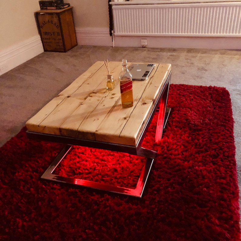Industrial Coffee Table Etsy
