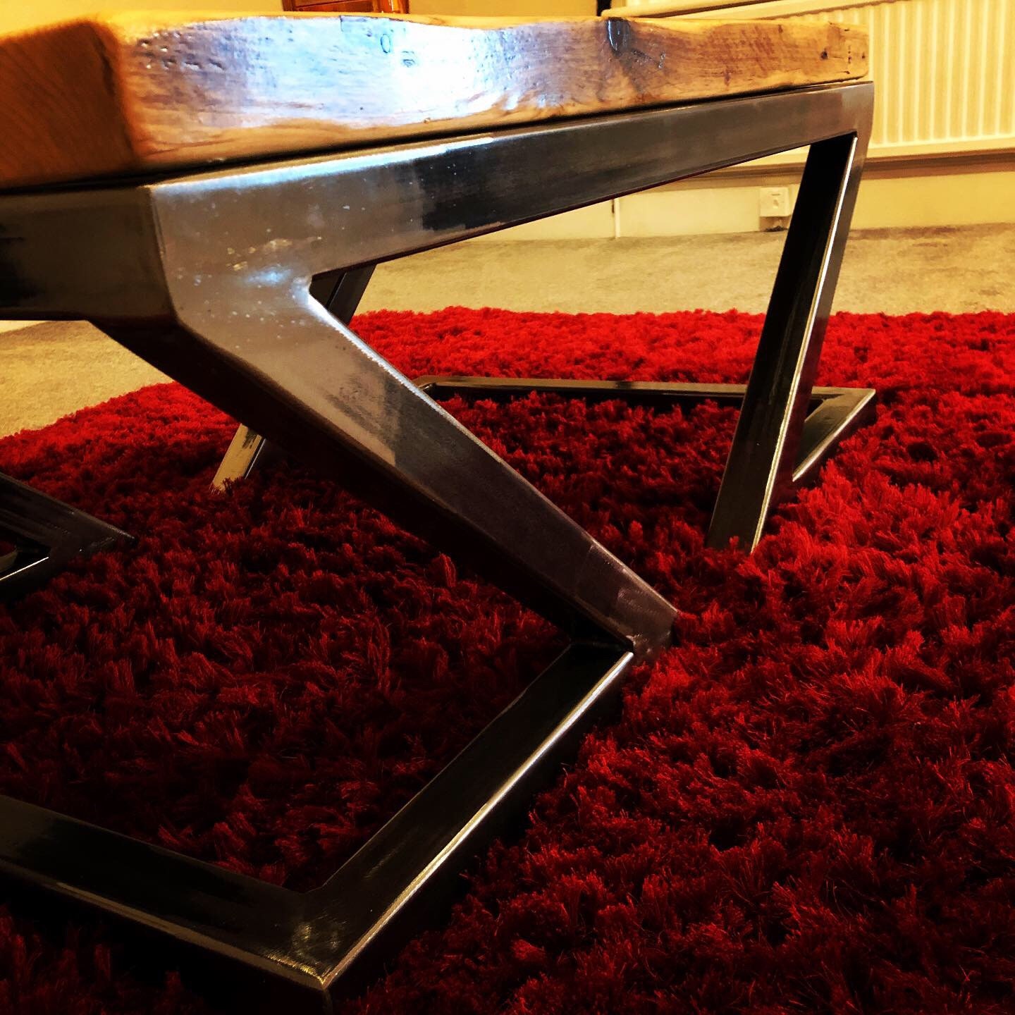 Industrial Coffee Table - Etsy