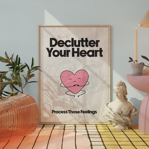 Motivate Your Space | Trendy Printable Art, Digital Print, Motivational Wall Art, Typography Poster, Retro Wall Decor