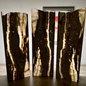 Onyx Wall Lamps - Onyx Sconces - Stone Lamps - Wall Lamps - Sconces - Onyx Lights - Alabaster Lamps - Stone Wall Lamps
