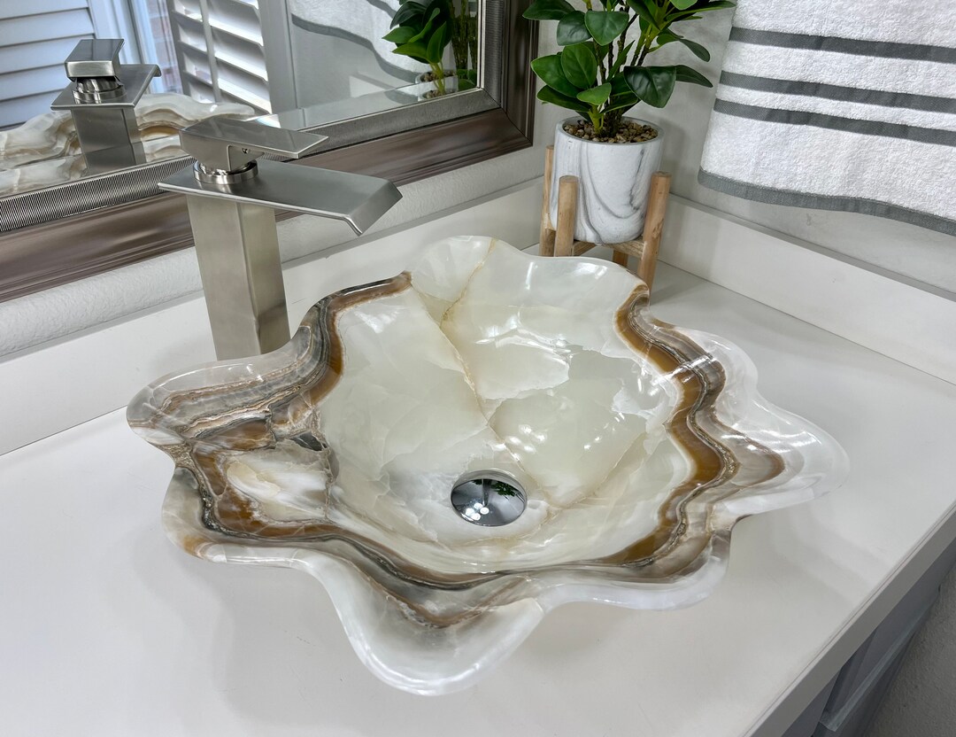 Onyx Sink Stone Vessel Sink Onyx Bowl Stone Sink Onyx Stone Sink
