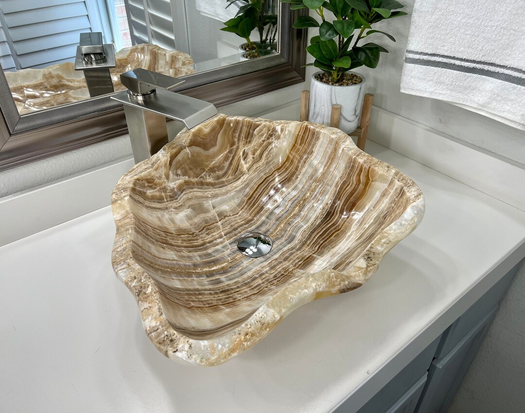 Onyx Sink Vessel Sink Bathroom Sink Stone Sink Vanity Sink Stone Vessel Sink Onyx Bowl Onyx