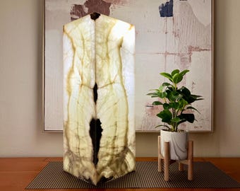 Onyx Lamp | Nightstand Lamp | Desk Lamp | Stone Lamp | Home Lighting | Table Lamp | Home Decor | Onyx Light | Decorative Lighting