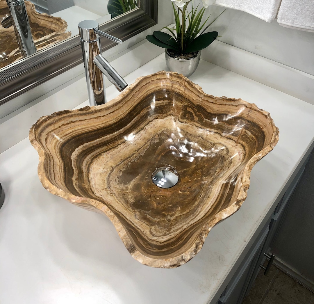 Onyx Stone Vessel Sink Natural Stone Bathroom Vessel Sink Bathroom