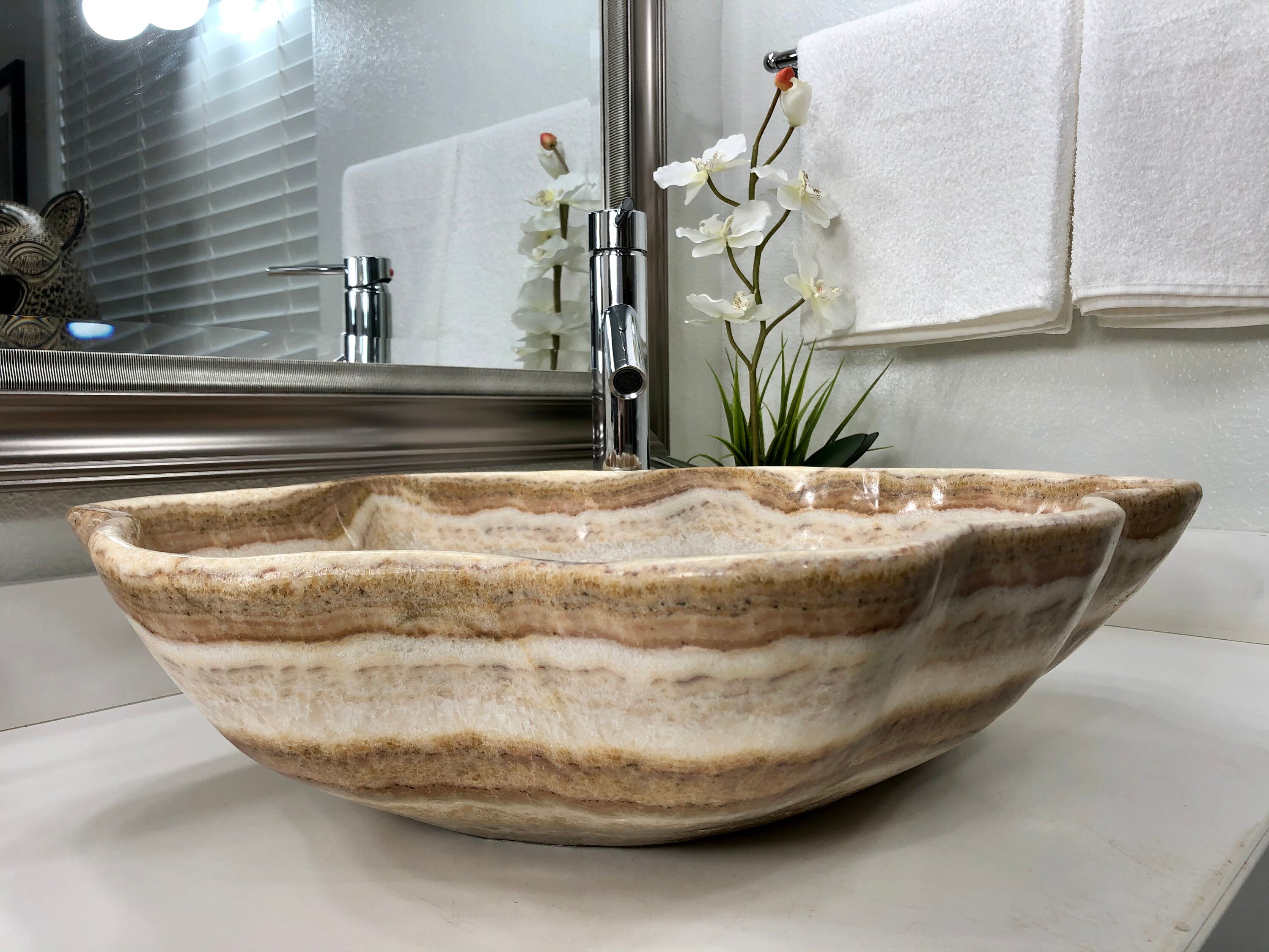 Onyx Stone Sink /Modern Natural Stone Bathroom Irregular Etsy