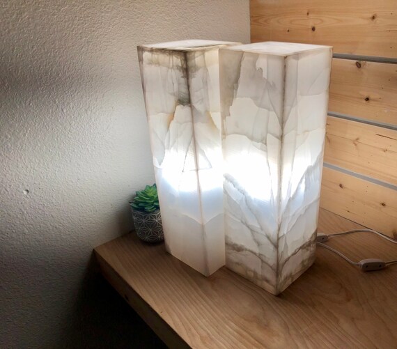 Onyx cheap stone lamps