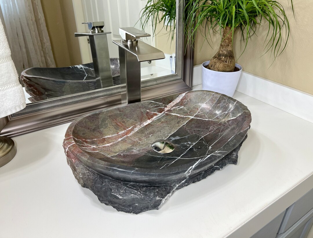 Marble Sink Vessel Sink Bathroom Sink Bathroom Vessel Sink Vanity Sink ...