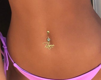 Custom Belly Rings - Etsy
