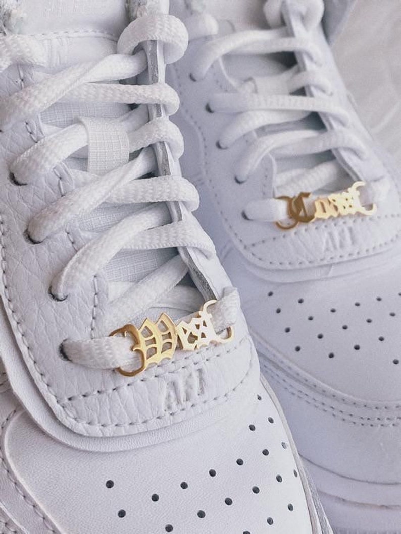 AF1 Lace Locks Custom Shoe Charm Locks Custom Name Lace Locks Custom AF1 Shoe Locks Customized Shoe Dubraes Personalized Shoelace Locks
