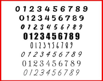 ASSORTED NUMBERS SVG - Bundle (Cricut Download)