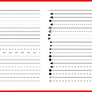 BASIC LINE TYPES svg - Element Bundle (Cricut Télécharger)