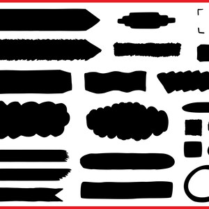 DRAWN FRAMES SVG - Frame Bundle (Cricut Download)