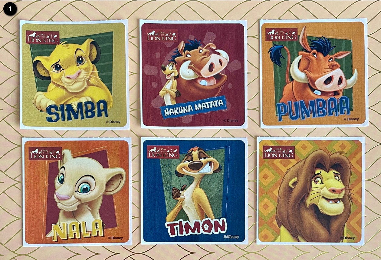 Sandylion Sticker Disney Set - Etsy