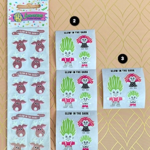 Sandylion Sticker Glow in the Dark Choose - Etsy