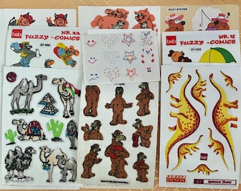 Pegatinas vintage de BSB, Herma y ZDesign