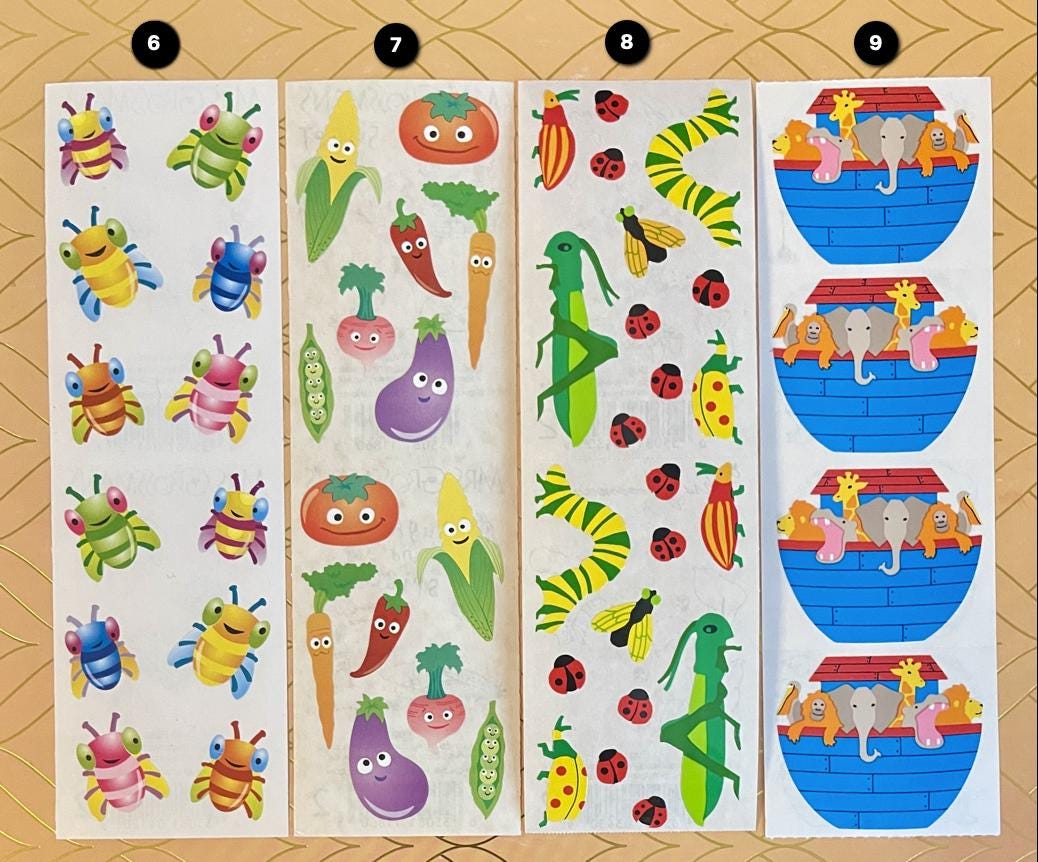 Jeu De Coloriage NFGBR Autocollants de Mme Grossman, hérissons