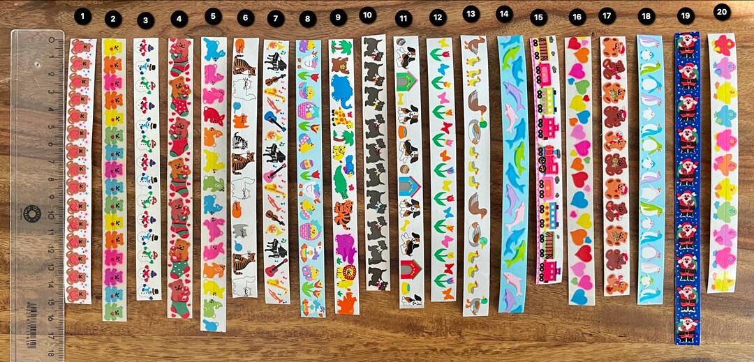 Sandylion テープ Sandylion Stickie Tape Sticker Strips - Etsy