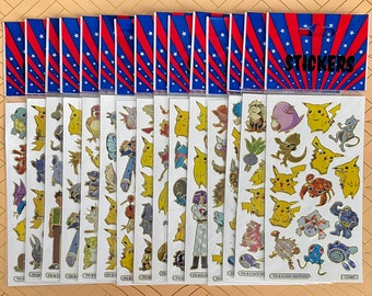 Pokemon Sticker Vintage 1990er