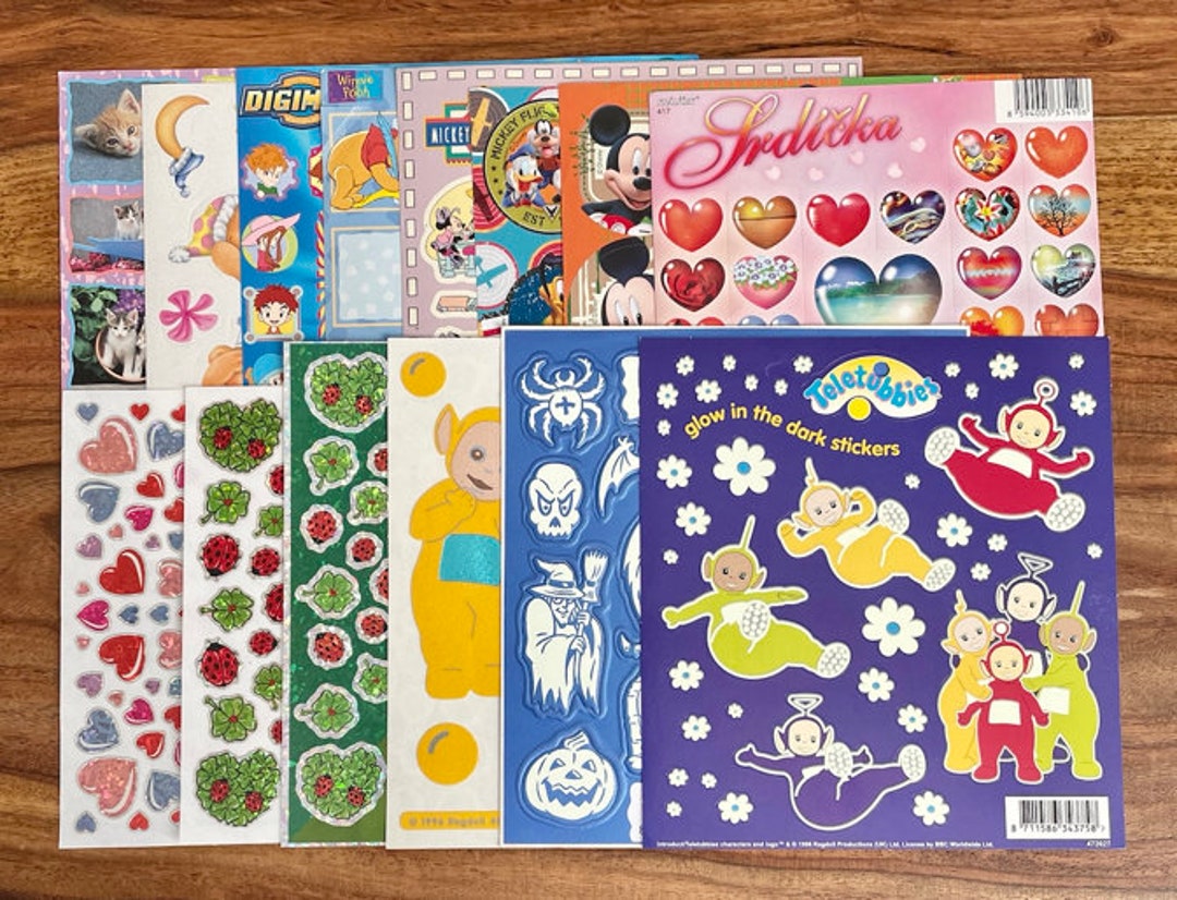 Sticker Mix Bunch Vintage Sticker Mix - Etsy