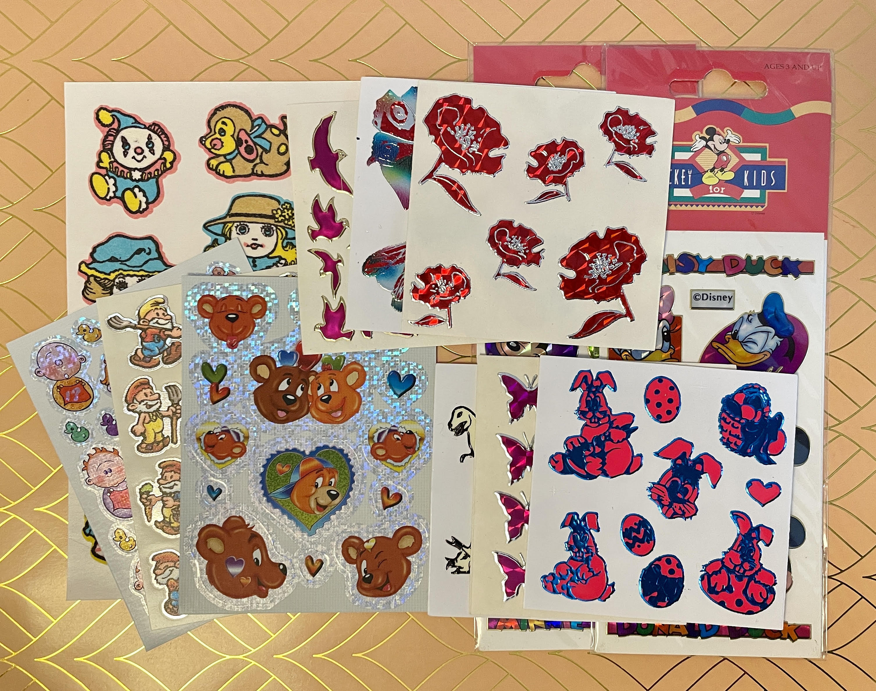 Sticker Mix Bunch Vintage Sticker Mix - Etsy