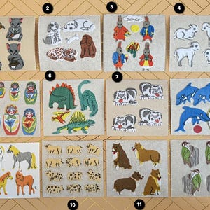 Stickermagic Sticker Fuzzy Vintage Choose