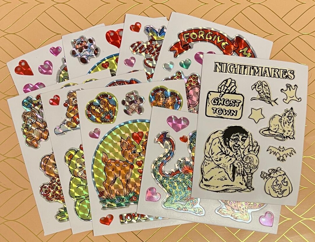 Sticker Koduk Kodak Sticker Prismatic & Glow in the Dark Vintage - Etsy
