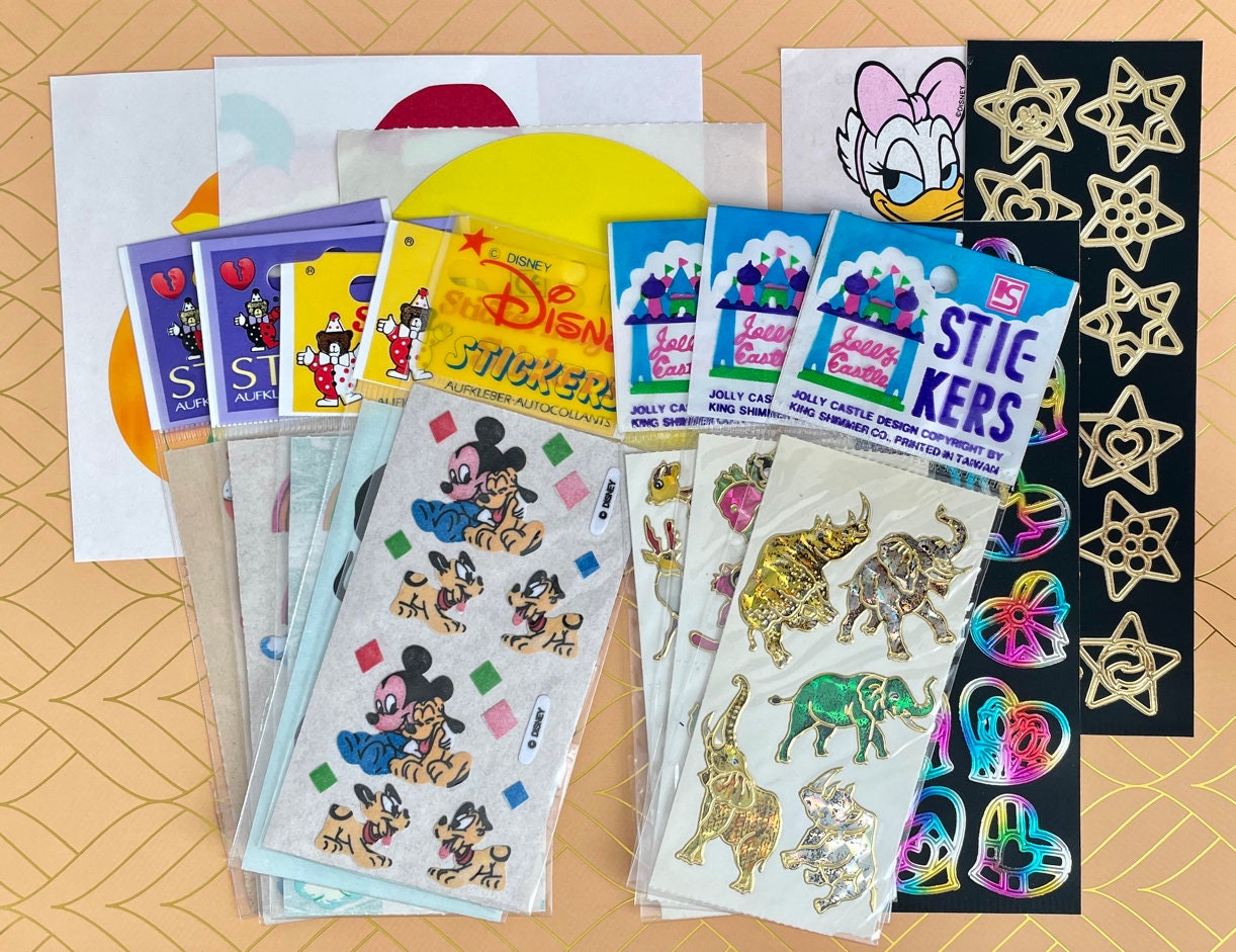 Vintage sticker mix