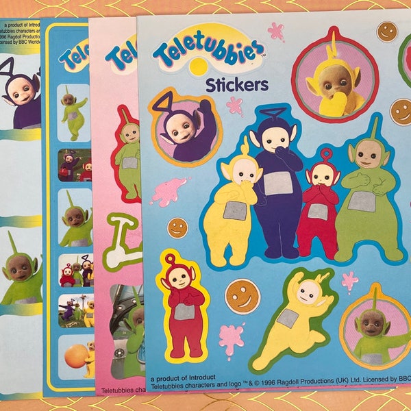 Introductory Sticker Teletubbies 1996