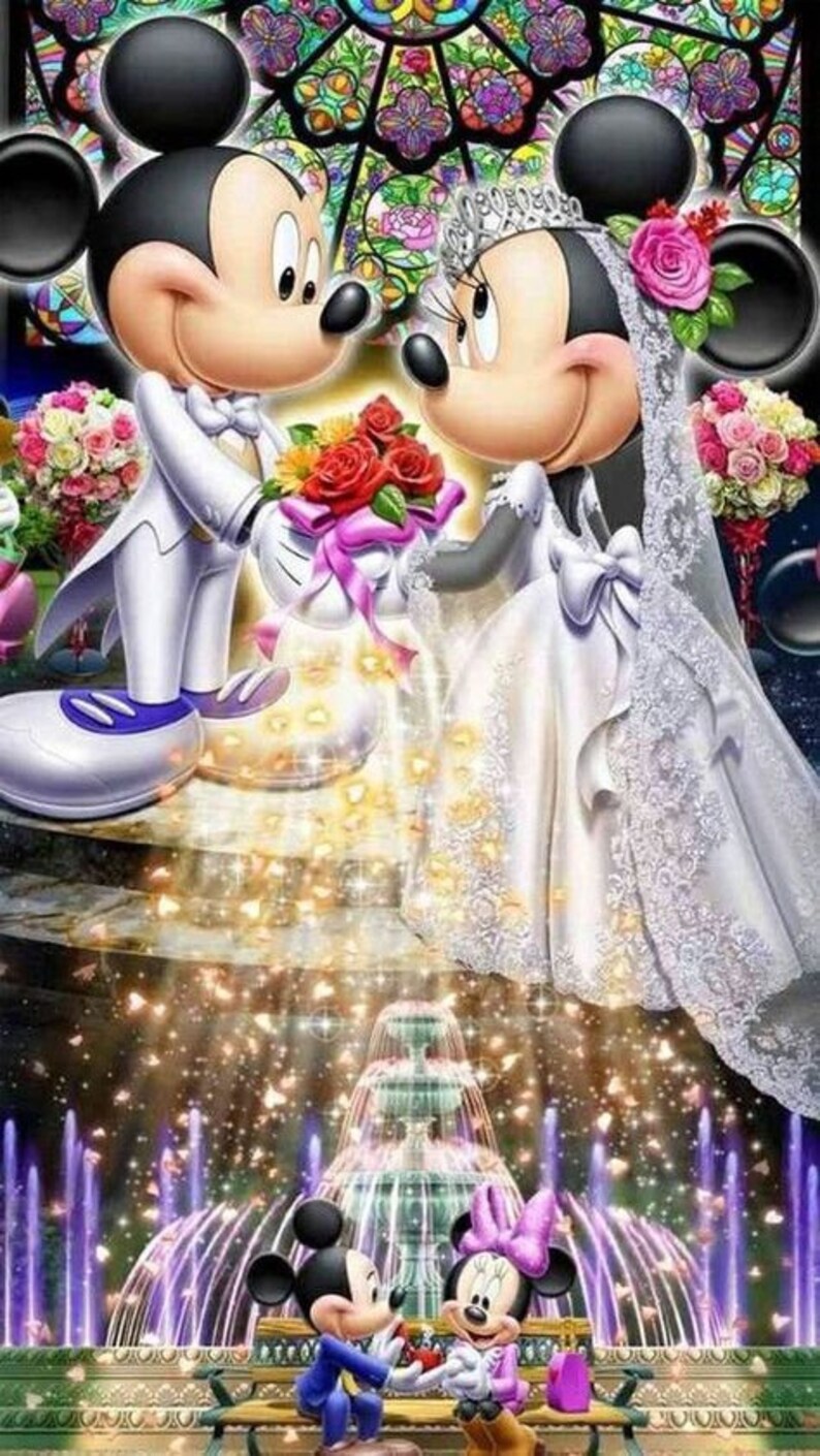 DISNEY WEDDING 14 cross stitch chart pdf Etsy