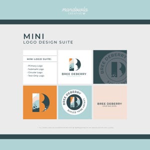 Custom Logo Design Suite | Mini Branding Kit for Business | Primary Logo with Three Logo Versions | Starter Kit for Business | Vector Logo