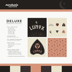 Custom All Inclusive Brand Kit | Social Media and Print | Boutique Logo Design Suite | Business Card | Tailored Moodboard | Instagram Brand
