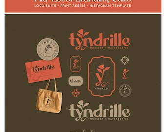 Business Branding Package: Custom Logo Design Suite with Social Media and Print Assets